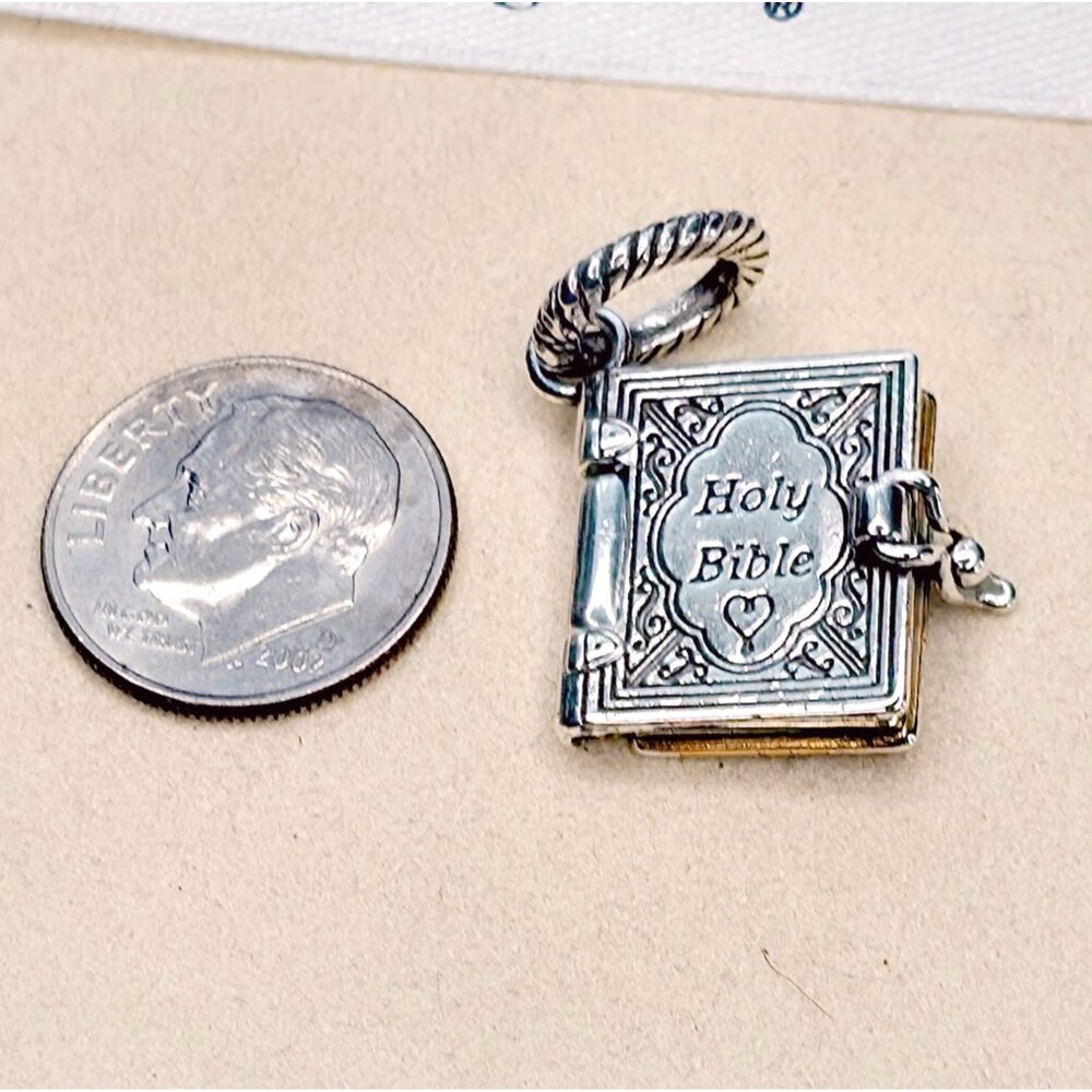 Brighton Silver-plated Holy Bible Dangle Charm - Picture 6 of 7